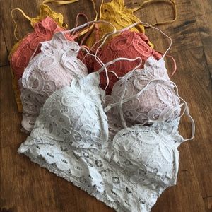 Embroidered bralette